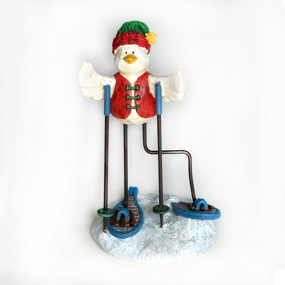 Russ Berrie Figurine Bird Snowshoe Merrily We Tweet Along Christmas #13256 - Picture 1 of 6